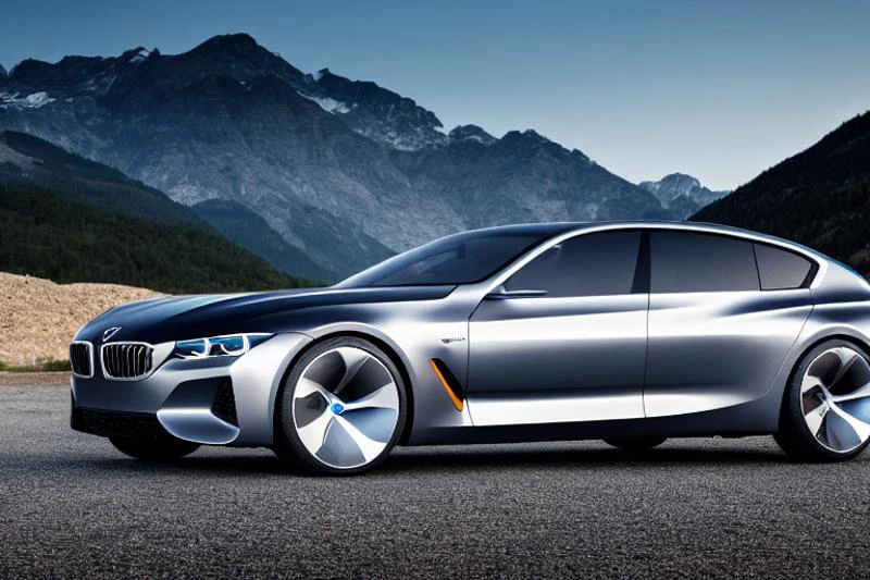 <lora:1.5_dvauto_V1:1> dvAuto style, 85mm, telephoto, mountain background, low contrast, muted, photo realistic, 8k BMW concept car