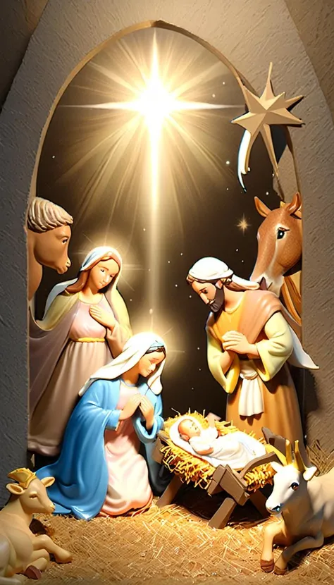 Nativity Scene, scenery, detailed background, masterpiece, best quality, high quality, absurdres <lora:nativity_scene_xl_v1:1>