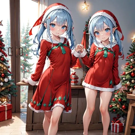 girl <lora:Xmas_elf_girl_v0.4:1>