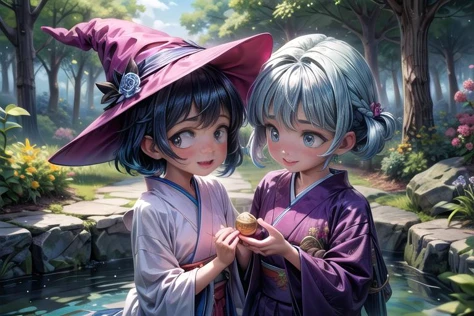 (masterpiece,8k, super high res,highly detailed:1.8), (AS-Adult:1.5),(fantastic artistic depiction of adult 30 years old witch:1.6),
beautiful,cute,solo,
(nature scene, mystical serene athmosphere:1.5),(practicing magic:1.5),
cute beautiful excited genki (sakurabaaoi:1.3) (diving:1.3) in lake with magical purple lotus flowers, (blue_kimono:1.2),
(blue hair:1.3),
<lora:Sakuraba_Aoi:0.6> ,
<lora:EdobFairyTaleLandscape_v1.0:0.3>, (EdobFairyTaleLandscape:0.6) ,<lora:add_detail:1.2>,