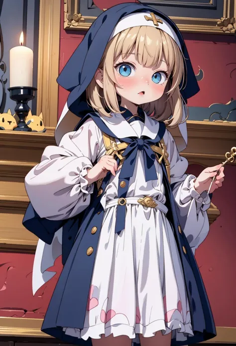 score_9,score_8_up,score_7_up,score_6_up,score_5_up,score_4_up,source_anime,dynamic,intricate details,
a girl in a white dress and a white veil with a candle in her hand and a cross on her head, Ayami Kojima, angelic, a flemish Baroque, gothic art
<lora:age_slider_v2:-4>