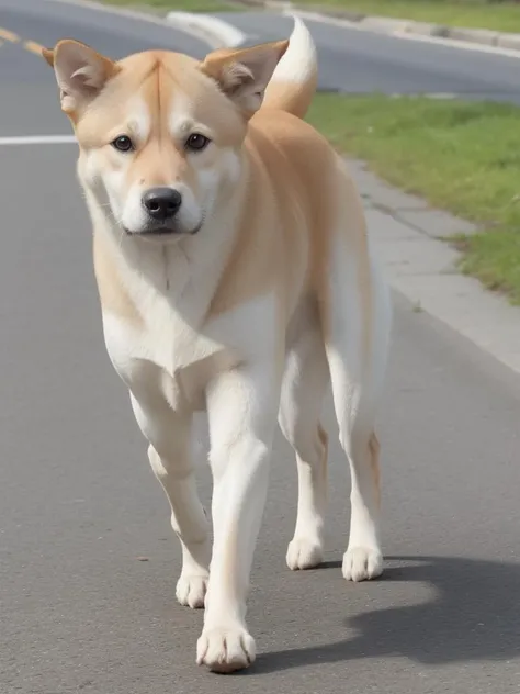 inu,wonderful,walk,dynamic angle,