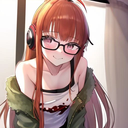 ((masterpiece, best quality)))
, solo, futaba