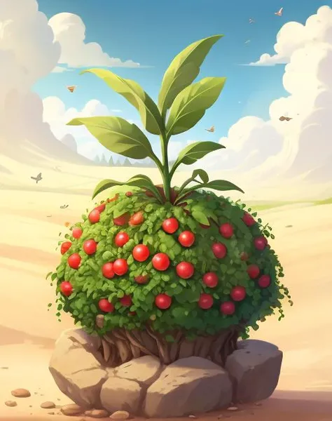 a sprouted seed,(lemon:0.2),(against a white background:1.1),<lora:FruitFarmBackground_v7:0.7>,