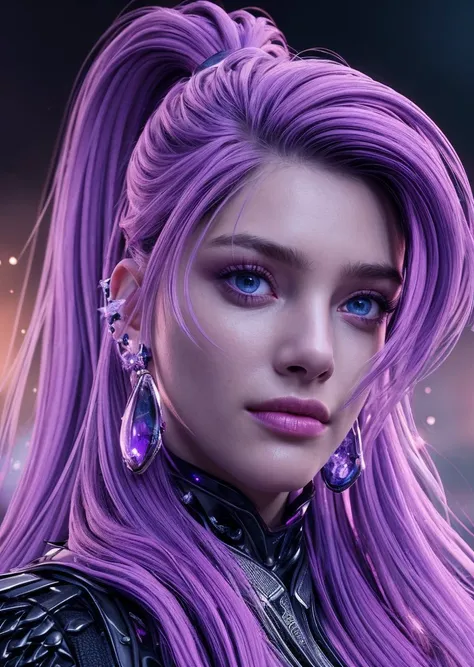 (masterpiece), (realistic), 8k, RAW photo, very wide shot, octane render, unreal engine, volumetrics dtx, (film grain, bokeh, blurry foreground) photo portrait, melting into a magical puddle of stars, beautiful eyes, (dreadlocks:0.5) in a ponytail, (Violet head:1), vibrant colors, highly detailed, photo <lora:3DMM_V12:1>, official style dress bacground <lora:zoom_slider_v1:5>