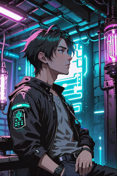 anime style, <lora:EnvyDaydreamXL01:1>
cyberpunk, <lora:EnvySendNoodzXL01:-0.5>1boy, man, ruggedly handsome, warmly lit interior, in a Harmonious dungeon<lora:EnvyBetterHiresFixXL01:0:hr=1><lora:EnvyBetterHiresFixXL01:0:hr=1>