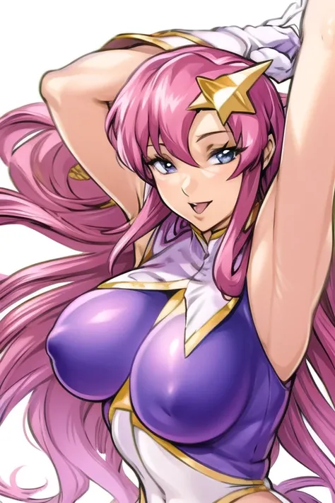 <lora:meer_campbell_lora:1>, meer campbell, 1girl, masterpiece, face close up, best quality, highres, absurdres, high detail, perfect hands, realistic, white gloves, arms up