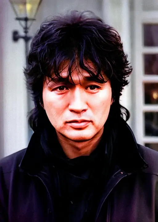 Dramatic Portrait of Tsoi, full body, moon lighting, snow, night, street lamp, pharmacy <lora:Tsoi:0.95>, HDR, UHD, stunning, highly detailed, 8k, ornate, intricate, cinematic, dehazed, atmospheric, (oil painting:0.75), (splash art:0.75),(teal:0.2),(orange:0.2), (by Jeremy Mann:0.5), (by John Constable:0.1),(by El Greco:0.5),(acrylic paint:0.75)