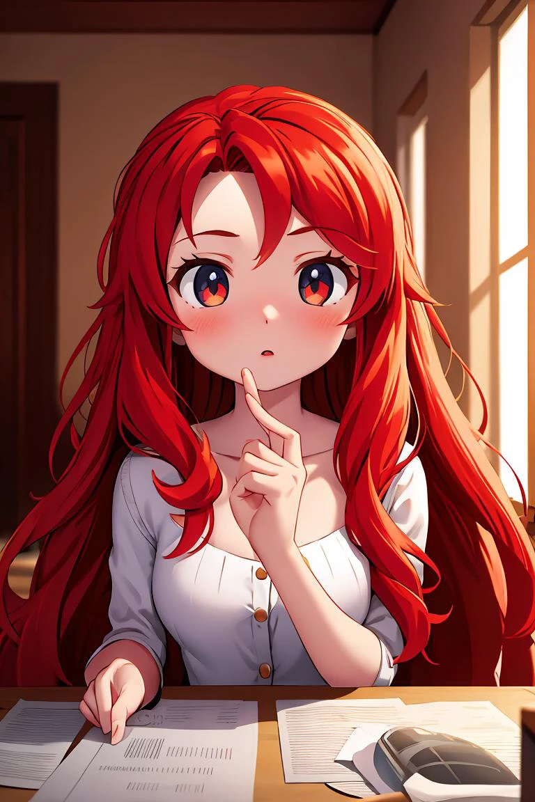 (masterpiece, best quality), 1girl, <lora:Merida:1>red hair,