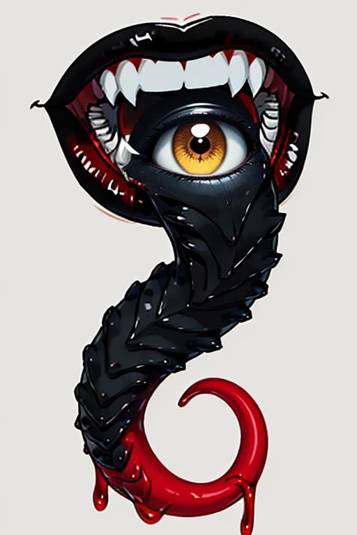 centered,(masterpiece, best quality:1.1) (1yellow colored big eye),