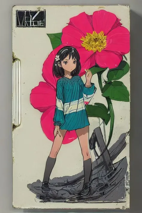 (design:1.2), 1girl, flower,