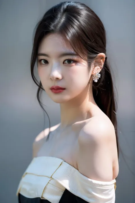 Erotic lower breasts、Sensational、Baby Face、Young face、hair ornaments
