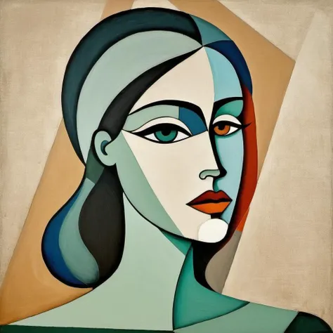 Picasso cubism art of a woman,subtle colors, minimalist, faint, <lora:emclarke_xl_3_standard_merger_29_50_035_065:0.8>