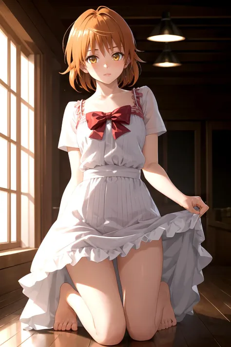 (masterpiece), (best quality), (ultra high res), perfect feminine face, astolfo, fate, flat chested, wearing maid outfit, cute, adorable, gently smile, blushing