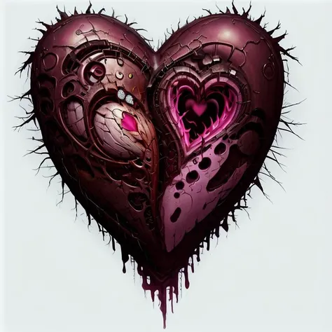 <lyco:DonMn1ghtm4re-000015:1.0> heart, detailed