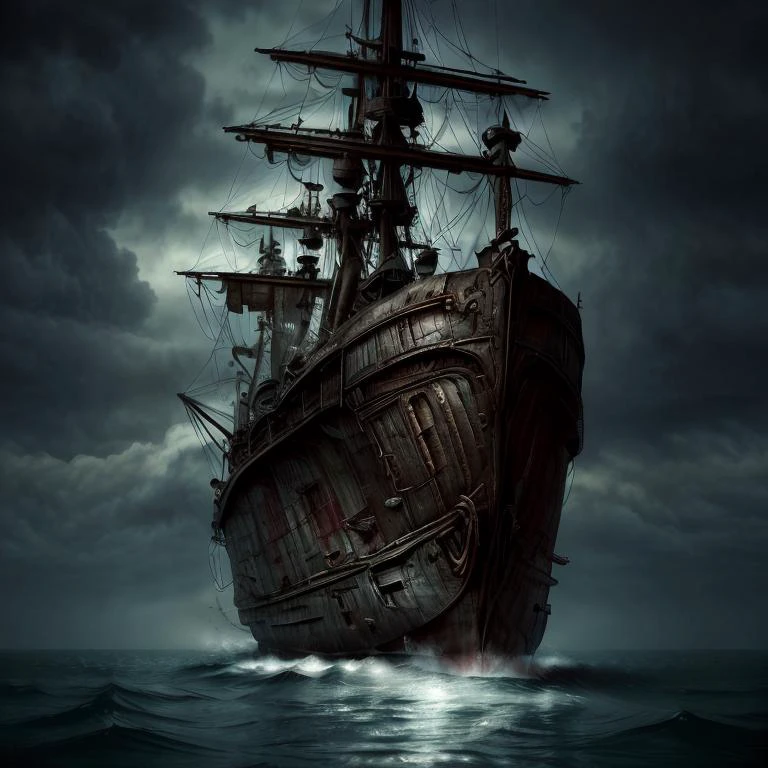ship, detailed <lyco:DonMn1ghtm4reV2-000024:.8>