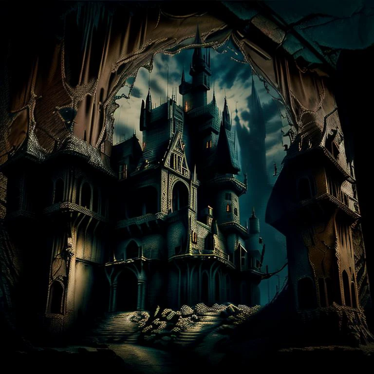 castle, detailed, <lyco:DonMn1ghtm4reV2-000017:1.0>