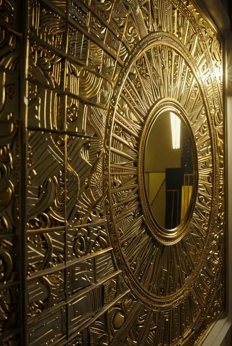 golden artwork engraved on wall, close up, intricate design
[reflections, realistic lighting, light rays, beams of light, realistic, high quality photo, 4k, 7-dune]
<lora:Dune Style v1.0:0.8> <lora:add-detail-xl:0.6> <lora:xl_more_art-full_v1:0.4>