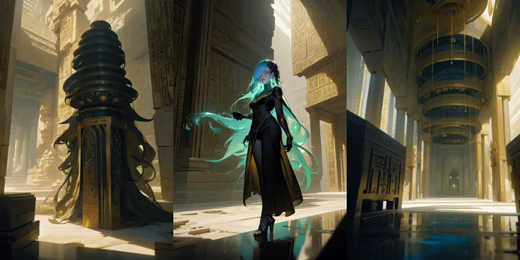 (otherworldly, otherworldly atmosphere, otherworldly appearance), highly insanely detailed, masterpiece, top quality, best quality, highres, 4k, 8k, RAW photo, ((ancient egyptian theme:1.2)), Hong Kong structure, structure, 
(mystical theme), mystical gatmosphere, arcane sanctuaries, otherwordly aura, 
(long_hair, long hair, random colors hair, glowing hair, hair over one eye, long messy hair), 
(eyelashes, eyeliner, eyeshadow, eyelashes, long eyelashes), 
collar, earrings, jewelry, necklace, armlet, 
tentacle, (underwater), nsfw, 
Homestay, Resort, (Guest House:1.1), 
building, structure, swirling energy, 
action pose, 
drunk, 
high-heels, 
reflection, reflective floor, 
shawl, 
abandoned building, shopping mall, overgrown with vegetation, [volumetric fog], cinematic lighting, colorful, colourful, 
belly bottom, erotic lingerie, gentle, innocent, 
((dune)), steep, sandhills, 
portrait photo 7-dune, <lora:Dune Style v1 sd15:1>, (fantasy world)