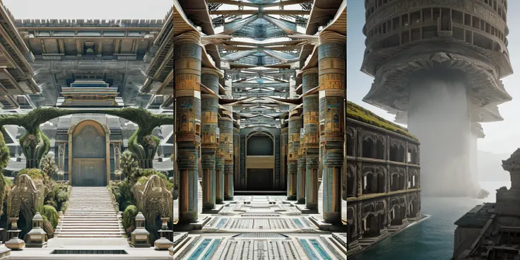 (otherworldly, otherworldly atmosphere, otherworldly appearance), highly insanely detailed, masterpiece, top quality, best quality, highres, 4k, 8k, RAW photo, ((ancient egyptian theme:1.2)), Hong Kong structure, structure, 
(mystical theme), mystical gatmosphere, arcane sanctuaries, otherwordly aura, 
(long_hair, long hair, random colors hair, glowing hair, hair over one eye, long messy hair), 
(eyelashes, eyeliner, eyeshadow, eyelashes, long eyelashes), 
collar, earrings, jewelry, necklace, armlet, 
tentacle, (underwater), nsfw, 
Homestay, Resort, (Guest House:1.1), 
building, structure, swirling energy, 
action pose, 
drunk, 
high-heels, 
reflection, reflective floor, 
shawl, 
abandoned building, shopping mall, overgrown with vegetation, [volumetric fog], cinematic lighting, colorful, colourful, 
belly bottom, erotic lingerie, gentle, innocent, 
((dune)), steep, sandhills, 
portrait photo 7-dune, <lora:Dune Style v1 sd15:1>, (fantasy world)