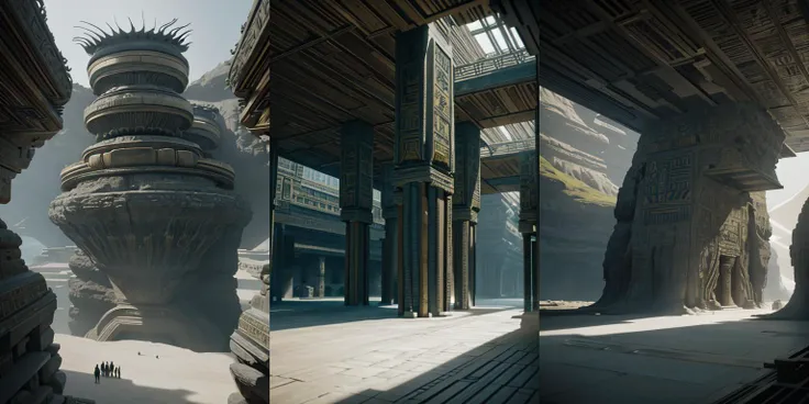 (otherworldly, otherworldly atmosphere, otherworldly appearance), highly insanely detailed, masterpiece, top quality, best quality, highres, 4k, 8k, RAW photo, ((ancient egyptian theme:1.2)), Hong Kong structure, structure, 
(mystical theme), mystical gatmosphere, arcane sanctuaries, otherwordly aura, 
(long_hair, long hair, random colors hair, glowing hair, hair over one eye, long messy hair), 
(eyelashes, eyeliner, eyeshadow, eyelashes, long eyelashes), 
collar, earrings, jewelry, necklace, armlet, 
tentacle, (underwater), nsfw, 
Homestay, Resort, (Guest House:1.1), 
building, structure, swirling energy, 
action pose, 
drunk, 
high-heels, 
reflection, reflective floor, 
shawl, 
abandoned building, shopping mall, overgrown with vegetation, [volumetric fog], cinematic lighting, colorful, colourful, 
belly bottom, erotic lingerie, gentle, innocent, 
((dune)), steep, sandhills, 
portrait photo 7-dune, <lora:Dune Style v1 sd15:1>, (fantasy world)