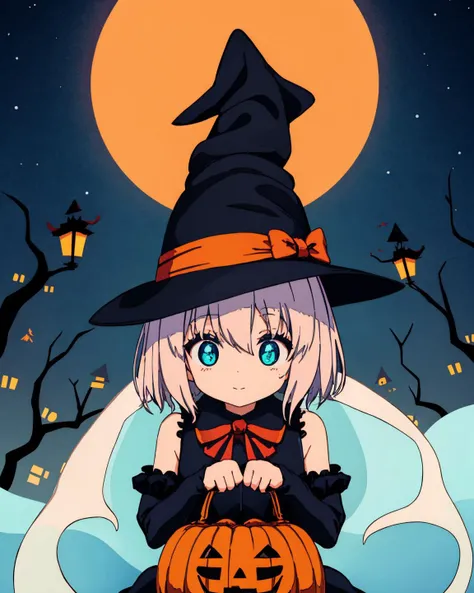 halloween orange, ghost,