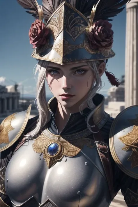 fantasy realistic digital art,mid shot,photorealism,greek style,intricately detailed steel full helmet,intricately detailed ceremonial armor,(armor is stylized to look like a cyclopes:1.2),finely detailed,4k,
<lora:add_detail:1> <lora:LowRA:0.2>