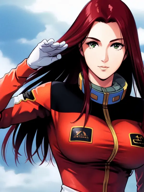 <lora:christina_mackenzie_lora:0.8>, christina mackenzie, 1girl, pilot suit, beautiful face, highly detailed, masterpiece, intricate, mysterious, mature,