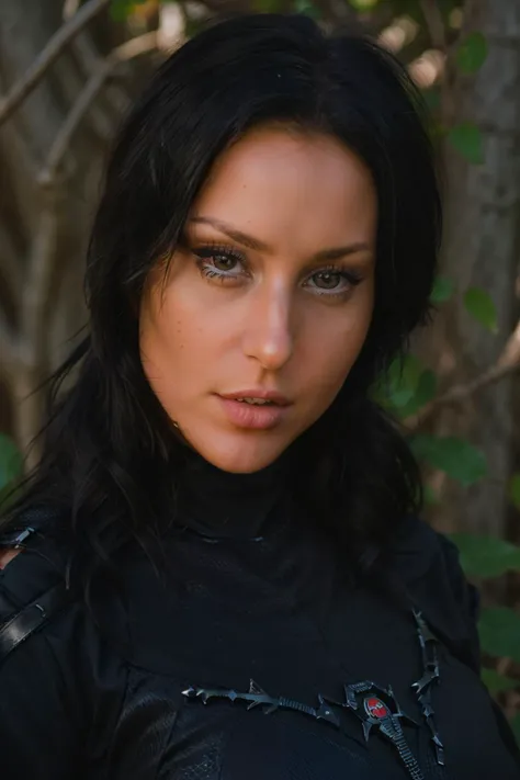 <lora:quiron_SimonneStyle_v1_lora:0.97>   Dappled Light, analog style, (look at viewer),realistic, (best quality:1.1), (detailed:1.1),SimonneStyleQuiron Woman,  Simonne Style wearing superheroine (black widow) realistic costume, (portrait), (close-up)