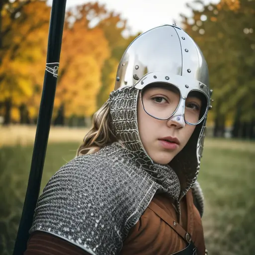 a vicking, standing in front of medieval village, full-length photo, 70mm lens, symmetrical, posing, sharp, textured skin, realistic,intricated detailed ,(perfect fingers:1.2), photographed by a Nikon Z7 II Camera,(high detailed armor:1.2),8k uhd, <lora:Vicking-000005:1>