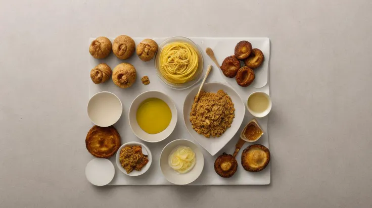 <lora:Seductive_Dishes_Anatomy:0.75> dishes anatomy, Food photography, professional studio lighting, photo of a full aesthetic, RAW photo, 8k uhd, dslr, bounced lighting, high quality, with a (pov filter:1.3), above bounced light, on a Fujifilm X-T4, wheat bran,fillet,mustard oil,boil,maitake mushrooms <lora:FoodPorn_v2:0.8> foodporn, served on a high-class restaurant, atmospheric lighting, professional chef, masterpiece, (Masterpiece:1.3) (best quality:1.2) (high quality:1.1)