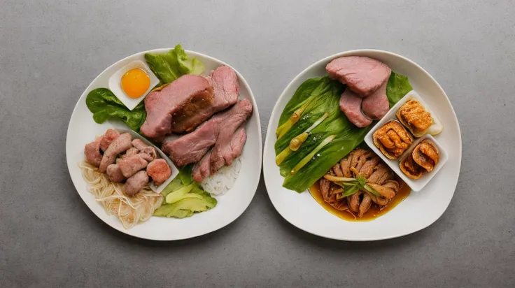 <lora:Seductive_Dishes_Anatomy:0.75> dishes anatomy, Food photography, professional studio lighting, photo of a full aesthetic, RAW photo, 8k uhd, dslr, bounced lighting, high quality, with a (pov filter:1.3), above bounced light, on a Fujifilm X-T4, Korean BBQ, <lora:FoodPorn_v2:0.8> foodporn, served on a high-class restaurant, atmospheric lighting, professional chef, masterpiece, (Masterpiece:1.3) (best quality:1.2) (high quality:1.1)