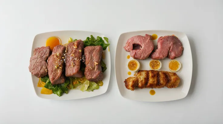 <lora:Seductive_Dishes_Anatomy:0.75> dishes anatomy, Food photography, professional studio lighting, photo of a full aesthetic, RAW photo, 8k uhd, dslr, bounced lighting, high quality, with a (pov filter:1.3), above bounced light, on a Fujifilm X-T4, Korean BBQ, <lora:FoodPorn_v2:0.8> foodporn, served on a high-class restaurant, atmospheric lighting, professional chef, masterpiece, (Masterpiece:1.3) (best quality:1.2) (high quality:1.1)