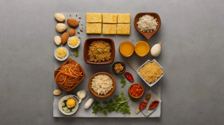 <lora:Seductive_Dishes_Anatomy:0.75> dishes anatomy, Food photography, professional studio lighting, photo of a full aesthetic, RAW photo, 8k uhd, dslr, bounced lighting, high quality, with a (pov filter:1.3), above bounced light, on a Fujifilm X-T4, red pepper flakes,almonds,oven,saffron,oysters <lora:FoodPorn_v2:0.8> foodporn, served on a high-class restaurant, atmospheric lighting, professional chef, masterpiece, (Masterpiece:1.3) (best quality:1.2) (high quality:1.1)