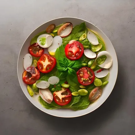 dishes anatomy, Food photography, professional studio lighting, photo of a full aesthetic, RAW photo, 8k uhd, dslr, bounced lighting, high quality, with a (pov filter:1.3), above bounced light, on a Fujifilm X-T4, rice wine vinegar,grape seed oil,tomato,anchovy,holy basil <lora:FoodPorn_v2:0.8> foodporn, served on a high-class restaurant, atmospheric lighting, professional chef, masterpiece, (Masterpiece:1.3) (best quality:1.2) (high quality:1.1)
, masterpiece, high quality, <lora:Seductive_Dishes_Anatomy:1>