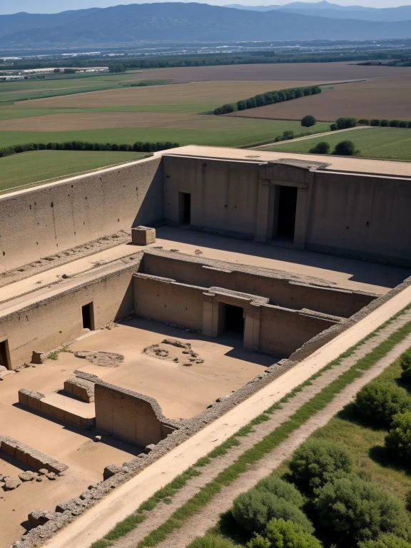 <lora:LCM_LoRA_Weights_SD15:0.8>
A vast archaeological site located in the south region of Italy that was buried by meters of ash and pumice after a catastrophic eruption