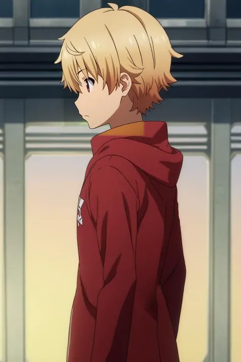 score_9, score_8_up, score_7_up, source_anime, rating_safe, intricate details, (3d:0.4), , depth of field, 1boy, solo, male focus, <lora:subaru_uchimaki_pony:0.9>, subaru_uchimaki, blonde hair, red eyes, short hair, straight-on, spaceship, dawn, pose, :o, swashbuckler costume, <lora:sdxl_lightning_8step_lora:1>