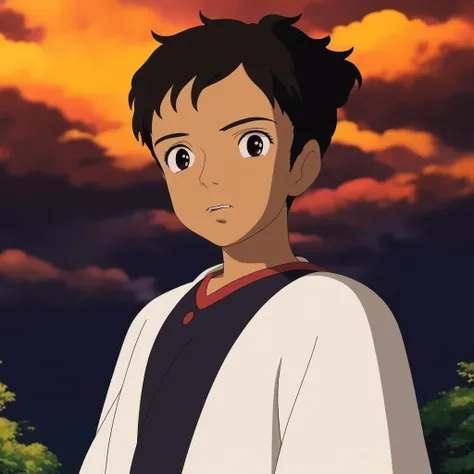 A black boy, StdGBRedmAF, Studio Ghibli
,<lora:StdGBRedmAF15Config4WithTE:1>