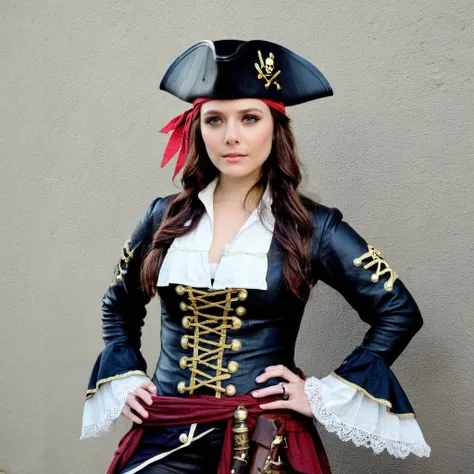 Photo of an actress dressed as a female pirate captain, high res, <lora:eliolsen2_xl_3_standard_merger_36_41_72_03_03_04:1>