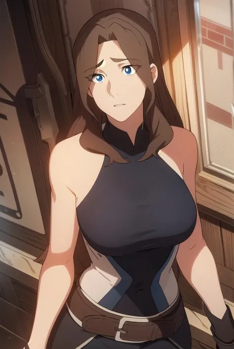 dotamirana, <lora:miranav2-lora-nochekaiser:1>, 
(noheadband mirana:1.5), long hair, blue eyes, brown hair,
BREAK gloves, bare shoulders, boots, sleeveless, belt, pants, armor, brown footwear, black pants, knee boots, brown gloves,
BREAK looking at viewer,
BREAK indoors,
BREAK <lyco:GoodHands-beta2:1>, (masterpiece:1.2), best quality, high resolution, unity 8k wallpaper, (illustration:0.8), (beautiful detailed eyes:1.6), extremely detailed face, perfect lighting, extremely detailed CG, (perfect hands, perfect anatomy),