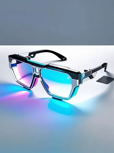 product photo, ( cyber tech ) , reflective , Ella Guru, f 8 aperture, a 3D render, new objectivity <lora:Cyber_Tech_sdxl:0.75>
