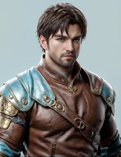 CG, 1boy, solo, looking at viewer, short hair, black eyes, gloves, brown hair, shoulder armor, gradient background,
<lora:cg_model_v1:0.7>