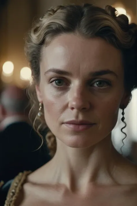 photograph close up portrait of a european woman in a ballroom in 17th century, cinematic 4k epic detailed 4k epic detailed photograph shot on kodak detailed bokeh cinematic hbo dark moody, <lora:faces_v3:0.8>