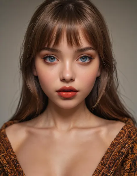 full body shot, extremely realistic and detailed skin texture, insanely clear and detailed eyes, glossy lipstick, full lips, cute small flawless nose, straight hair, bangs, topaz eye color, beautiful face features of a  Russian 18 year old amateur model,
ISO 300, 1/250s, F/2,8, 38 mm, extremely high quality RAW photograph, intricate, exquisite details and textures, highly detailed, ultra detailed photography, 4k, sharp focus, high resolution, 8k UHD, DSLR, high quality, film grain, Fujifilm XT3, looking at viewer, dynamic pose, wide angle view, dark limited palette, low key lighting, (high angle view , close up shot:1.4)
<lora:add-detail-xl:1> <lora:xl_more_art-full_v1:0.5> <lora:looking_at_viewer:2>