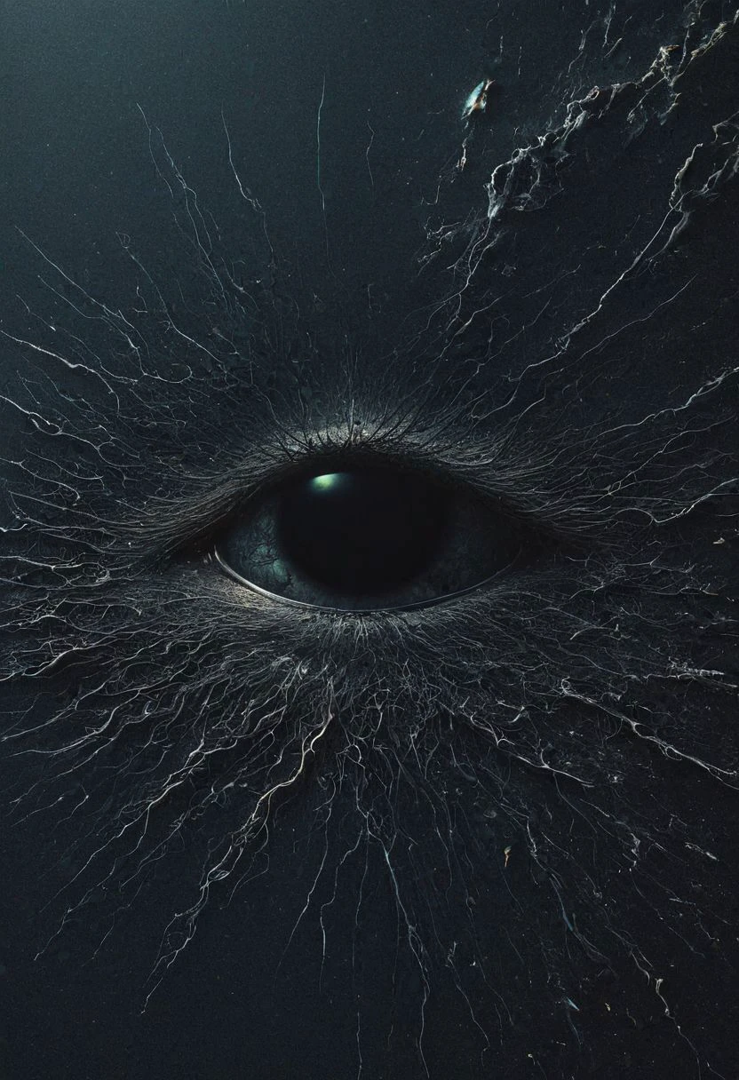 Completely black screen, absolutely nothing, pure black, detailed, gothic futurism, a post-apocalyptic world where technology is banned , hyper detailed, professional poster art, bold lines, award winning, trending on ArtStation , FastNegativeV2, ral-dissolve,white eyes