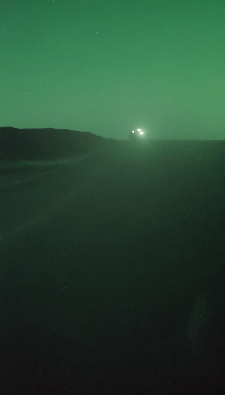 a very blurry, grainy and low resolution night vision scene with a dark green hue, close up angle old digital camera style, military vehicles, intense motion blur, old analog photo, long exposure, glowing night vision, depicting a shadowy figures of soldiers in full tactical gear are running. motion blur. In the desert. Night time with a starry dark sky. The entire scene should have a blurry, grainy, low-resolution appearance of degraded night vision footage, with indistinct details and a motion blur to enhance the feeling of covert operations in a tense, secretive atmosphere. motion blur, film grain, low res, digital noise, night vision style, motion blur, helicopters, long exposure, low light <lora:- SDXL - vanta-black_contrast_V3.0:0.5> <lora:soaked_rum:0.8>