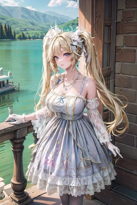 (masterpiece:1.2),best quality,highest quality,detailed and intricate,original,highres,8k,illustration,
nice hands,perfect hands,<lyco:GoodHands-beta2:1>, (magical tower, castle,volcano,mountain,waterfall,garden:0.5), pier,river,(at bridge:0.8), (wisteria:0.3), (lantern,asian temple:0.4),ocean, ,snow
, depth of field,( full body:1.2) , , sun , cleavage,large breasts, ,(1girl:1.2), ,,thighs,,yellow hair, smile, see-through, <lora:Skirt_Tail:0.8>,pink dress,
