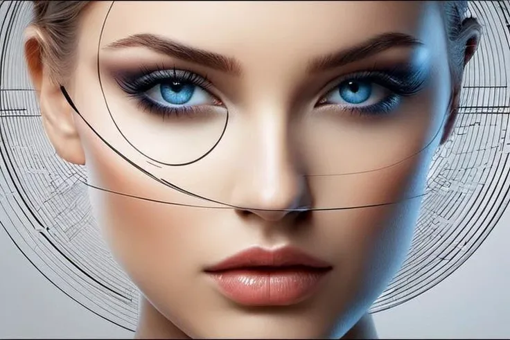 (masterpiece), (1GIRL:1.5), Surrealist style, Picasso style, The face merges with the painting, an artwork in the style of Fractal Fibonacci Surrealism, merging the mathematical beauty of the Fibonacci sequence with the mind--
bending landscapes of Surrealism. The color palette should include earthy tones and bright, surreal accents like electric blues or vivid
reds. Forms should follow the Fibonacci spiral, creating a sense of mathematical harmony while incorporating Surrealist elements like
melting clocks or floating objects. Lines should curve gracefully, following the Fibonacci pattern, but warped in a Surrealist manner.
Shapes should be both geometric and organic, always adhering to the Fibonacci ratios. The space should feel like a paradox, both
confined by mathematical rules and limitless in imagination. The texture should be a mix of realistic and dream-like, grounded by the
Fibonacci sequence. The value should use the Fibonacci sequence as a guide, creating gradients and shadows that add depth and intrigue <lora:add_detail:1>