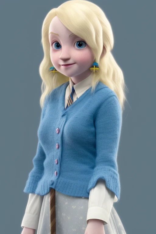 A portrait of luna as a cute pixar disney character from up ( 2 0 0 9 ), unreal engine, octane render, 3 d render, photorealistic