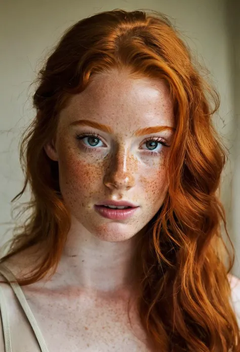 masterpiece, high quality, ultra fucking good, this is the good stuff, best prompt ever, portrait of a woman, freckles, ginger